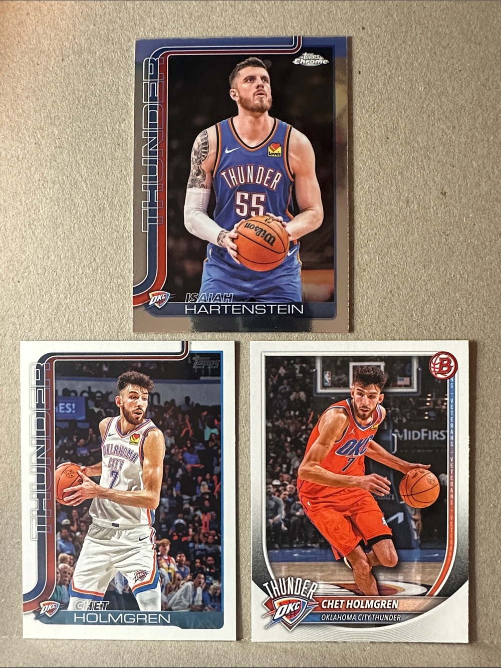Shai Gilgeous-Alexander Thunder lot of 19 w/ Caruso/Holmgren/Jalen Williams - Picture 13 of 16